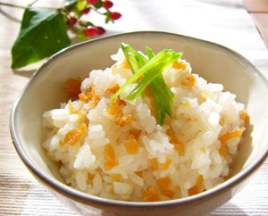 味噌漬け大根の桜飯