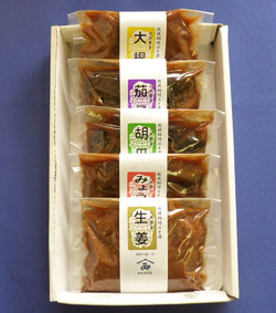 黄金みそ漬け5品詰合せ